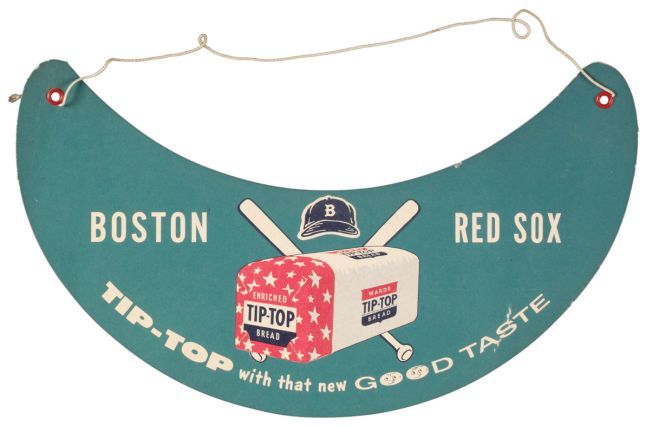 1954 Tip Top Bread Boston Red Sox Visor
